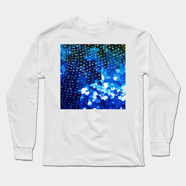 Perry Blue Long Sleeve T-Shirt by Bespired